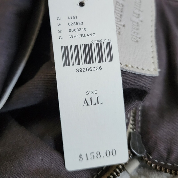 Anthropologie Cut n' Paste Cream Crossbody Bag - Picture 7 of 13